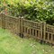 Plastic Outdoor Decor Garden Flower Edger Fence, Border, Set of 4 Panels, Bronze